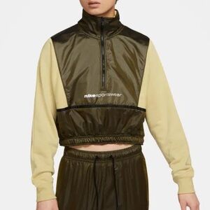Nike cropped quarter zip